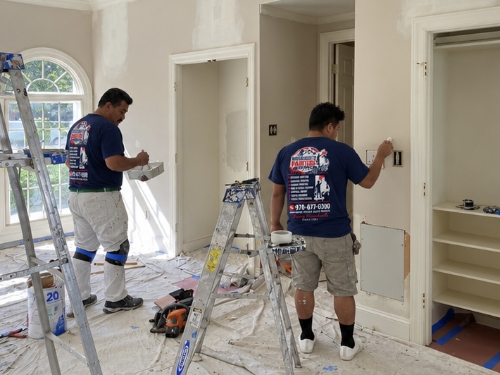 Wall preparation and repairs before a fresh finish